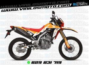 ADHESIVOS Y PEGATINAS DE VINILO HONDA ENDURO Y CROSS Rt012-03