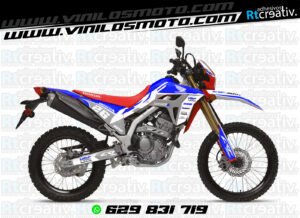 ADHESIVOS Y PEGATINAS DE VINILO HONDA ENDURO Y CROSS Rt012-06