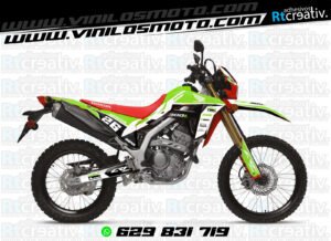 ADHESIVOS Y PEGATINAS DE VINILO HONDA ENDURO Y CROSS Rt012-08