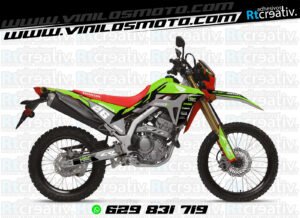 ADHESIVOS Y PEGATINAS DE VINILO HONDA ENDURO Y CROSS Rt012-14