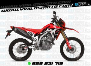 ADHESIVOS Y PEGATINAS DE VINILO HONDA ENDURO Y CROSS Rt012-15