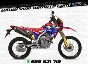 ADHESIVOS Y PEGATINAS DE VINILO HONDA ENDURO Y CROSS Rt013-02