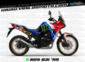 ADHESIVOS Y PEGATINAS DE VINILO HONDA TRANSALP 750 Rt008-01