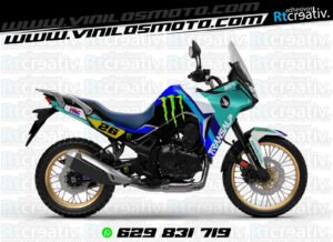 ADHESIVOS Y PEGATINAS DE VINILO HONDA TRANSALP 750 Rt008-04