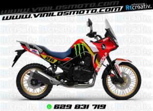 ADHESIVOS Y PEGATINAS DE VINILO HONDA TRANSALP 750 Rt008-05