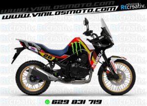 ADHESIVOS Y PEGATINAS DE VINILO HONDA TRANSALP 750 Rt008-07