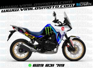 ADHESIVOS Y PEGATINAS DE VINILO HONDA TRANSALP 750 Rt008-08