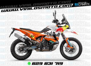 ADHESIVOS Y PEGATINAS DE VINILO KTM ADVENTURE Rt024-04
