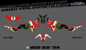 175€ - África Twin | Diseño Rt011 9 ADHESIVOS Y PEGATINAS DE VINILO HONDA ÁFRICA TWIN Rt011-05