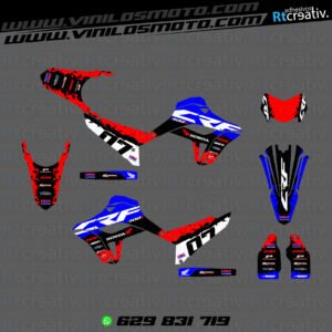 ADHESIVOS Y PEGATINAS DE VINILO HONDA ENDURO Y CROSS Rt007-01