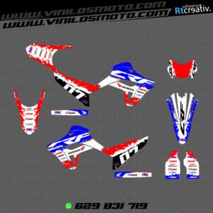 ADHESIVOS Y PEGATINAS DE VINILO HONDA ENDURO Y CROSS Rt007-04