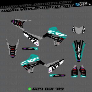 ADHESIVOS Y PEGATINAS DE VINILO HONDA ENDURO Y CROSS Rt007-05