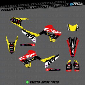 ADHESIVOS Y PEGATINAS DE VINILO HONDA ENDURO Y CROSS Rt007-07