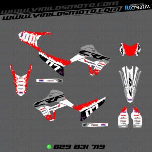 ADHESIVOS Y PEGATINAS DE VINILO HONDA ENDURO Y CROSS Rt007-08