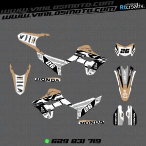 ADHESIVOS Y PEGATINAS DE VINILO HONDA ENDURO Y CROSS Rt009-04