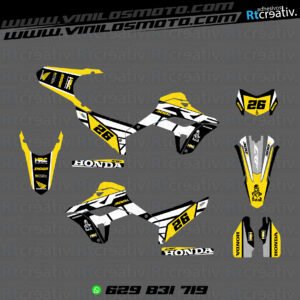 ADHESIVOS Y PEGATINAS DE VINILO HONDA ENDURO Y CROSS Rt009-08