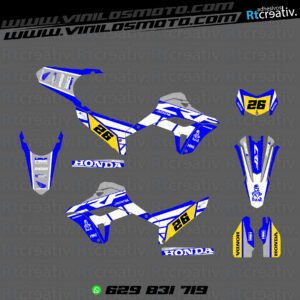 ADHESIVOS Y PEGATINAS DE VINILO HONDA ENDURO Y CROSS Rt009-10