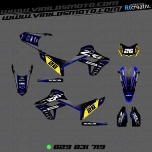 ADHESIVOS Y PEGATINAS DE VINILO HONDA ENDURO Y CROSS Rt010-02