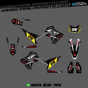 ADHESIVOS Y PEGATINAS DE VINILO HONDA ENDURO Y CROSS Rt010-05