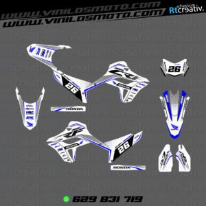 ADHESIVOS Y PEGATINAS DE VINILO HONDA ENDURO Y CROSS Rt010-07