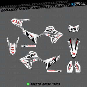 ADHESIVOS Y PEGATINAS DE VINILO HONDA ENDURO Y CROSS Rt010-08