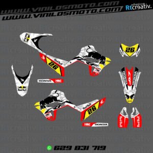 ADHESIVOS Y PEGATINAS DE VINILO HONDA ENDURO Y CROSS Rt011-05