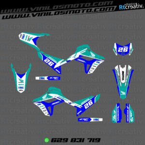 ADHESIVOS Y PEGATINAS DE VINILO HONDA ENDURO Y CROSS Rt012-02