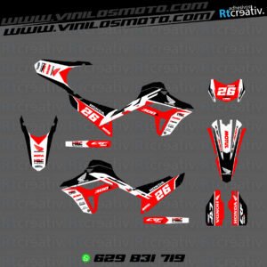 ADHESIVOS Y PEGATINAS DE VINILO HONDA ENDURO Y CROSS Rt012-04