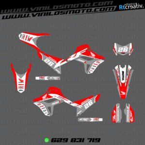 ADHESIVOS Y PEGATINAS DE VINILO HONDA ENDURO Y CROSS Rt012-05