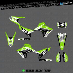ADHESIVOS Y PEGATINAS DE VINILO HONDA ENDURO Y CROSS Rt012-08