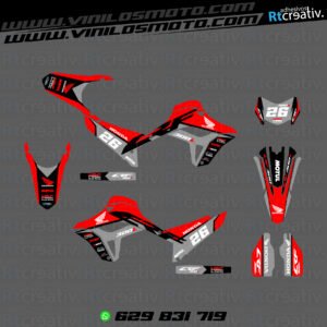 ADHESIVOS Y PEGATINAS DE VINILO HONDA ENDURO Y CROSS Rt012-13