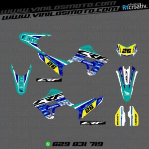 ADHESIVOS Y PEGATINAS DE VINILO HONDA ENDURO Y CROSS Rt013-03