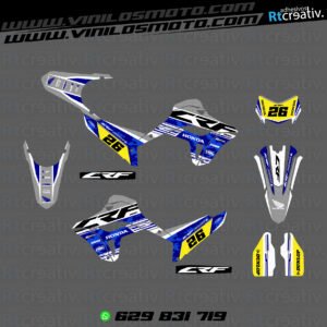 ADHESIVOS Y PEGATINAS DE VINILO HONDA ENDURO Y CROSS Rt013-04