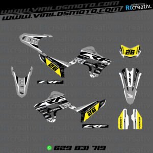 ADHESIVOS Y PEGATINAS DE VINILO HONDA ENDURO Y CROSS Rt013-09