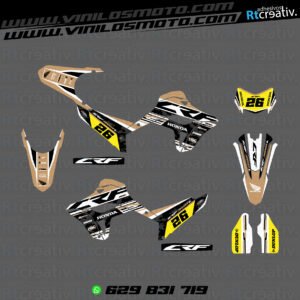 ADHESIVOS Y PEGATINAS DE VINILO HONDA ENDURO Y CROSS Rt013-10