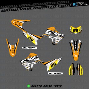 ADHESIVOS Y PEGATINAS DE VINILO HONDA ENDURO Y CROSS Rt013-11
