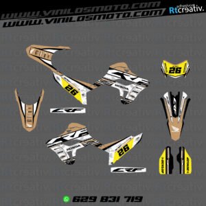 ADHESIVOS Y PEGATINAS DE VINILO HONDA ENDURO Y CROSS Rt013-15