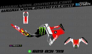 ADHESIVOS Y PEGATINAS DE VINILO HONDA TRANSALP 750 Rt008-03