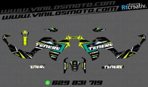 175€ - Yamaha Tenere | Diseño Rt003 8 ADHESIVOS Y PEGATINAS DE VINILO YAMAHA TENERE Rt003-04
