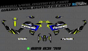 175€ - Yamaha Tenere | Diseño Rt003 10 ADHESIVOS Y PEGATINAS DE VINILO YAMAHA TENERE Rt003-05