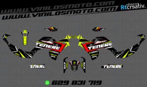 175€ - Yamaha Tenere | Diseño Rt003 12 ADHESIVOS Y PEGATINAS DE VINILO YAMAHA TENERE Rt003-06