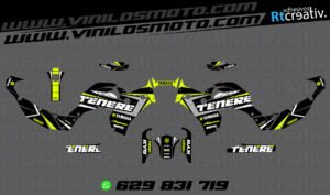 175€ - Yamaha Tenere | Diseño Rt003 14 ADHESIVOS Y PEGATINAS DE VINILO YAMAHA TENERE Rt003-07