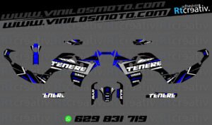 175€ - Yamaha Tenere | Diseño Rt003 18 ADHESIVOS Y PEGATINAS DE VINILO YAMAHA TENERE Rt003-09