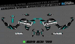 175€ - Yamaha Tenere | Diseño Rt003 20 ADHESIVOS Y PEGATINAS DE VINILO YAMAHA TENERE Rt003-10