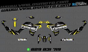 175€ - Yamaha Tenere | Diseño Rt003 22 ADHESIVOS Y PEGATINAS DE VINILO YAMAHA TENERE Rt003-11