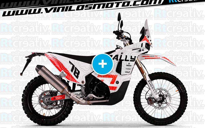 ADHESIVOS Y PEGATINAS DE VINILO KOVE 450 RALLY Rt002