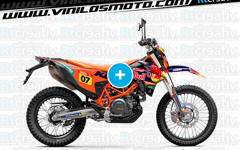 ADHESIVOS Y PEGATINAS DE VINILO KTM ENDURO Y CROSS Rt019