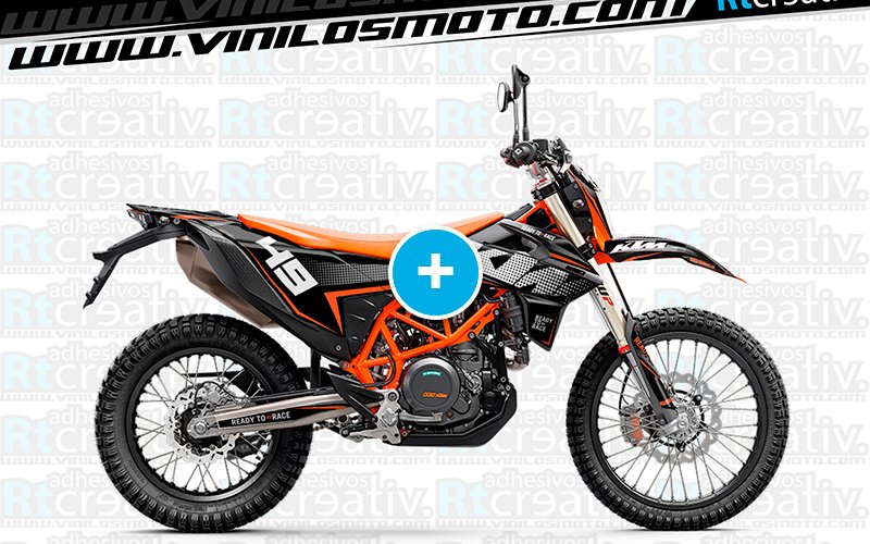 ADHESIVOS Y PEGATINAS DE VINILO KTM ENDURO Y CROSS Rt021