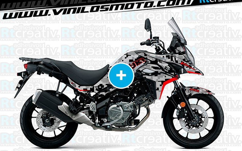 ADHESIVOS Y PEGATINAS DE VINILO SUZUKI V-STROM Rt002