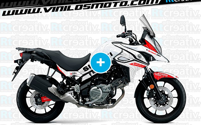 ADHESIVOS Y PEGATINAS DE VINILO SUZUKI V-STROM Rt005